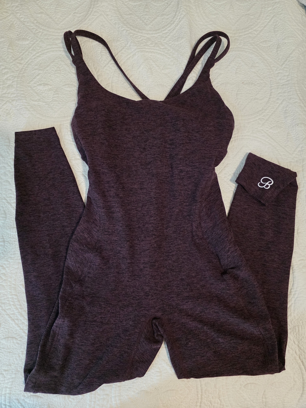 Bombshell Sportswear Plum Heather Jumpsuit Romper